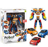 Робот-Трансформер Тобот QUATRAN 3 в 1 | Іграшка для хлопчика Автобот Кватран, фото 2