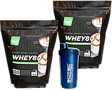 Протеїн WHEY 80 MUSCLE GROW 4 кг TNT Nutrition. Смак Банановий Пончик + Шейкер, фото 2