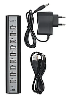 USB разветлитель - USB-хаб на 10 PORTS, питание от 220V