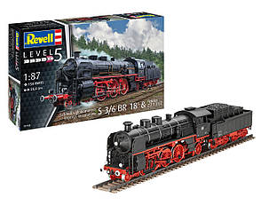 Збірна модель Revell Експрес локомотив S3/6 BR18(5) рівень 5 масштаб 1:87 (RVL-02168)