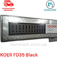 Душовий трап з нержавіючою сталі SUS304 KOER FD35-70x700 Black