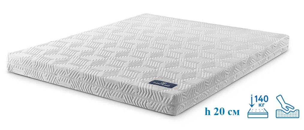 Безпружинний матрац Дрім Люкс / Dream Lux 160x200 ТМ Sleep & Bed