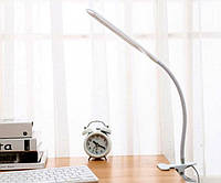Настольная лампа светодиодная гибкая LED на прищепке Q-LED от USB 24 LED СР9100 белая (СР9100)
