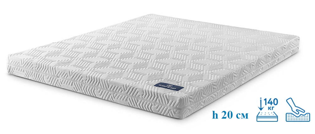 Безпружинний матрац Дрім Люкс / Dream Lux 180x200 ТМ Sleep & Bed, фото 1