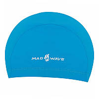 Шапочка для плавания Lycra Junior M052001 Mad Wave Голубой (60444189)