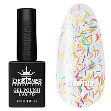 Strip Top Дизайнер (9 мл) - топ з паличками з фольги, без липкого шару Різнокольоровий №24