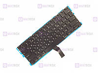 Оригинальная клавиатура для Apple Macbook Air A1370, Air A1465 series, ru, подсветка, горизонтальный enter