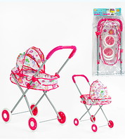 Візок для ляльок ТК 13-203  "TK Group", складна конструкція, пупс до 35 см, в пакеті