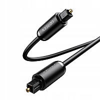 Кабель оптический Toslink S/PDIF аудио мультимедийный UGREEN Optical Fiber Audio Cable (2 м). Black