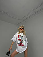 Женская футболка "плохая девочка" с самыми популярными персонажами Арт.102