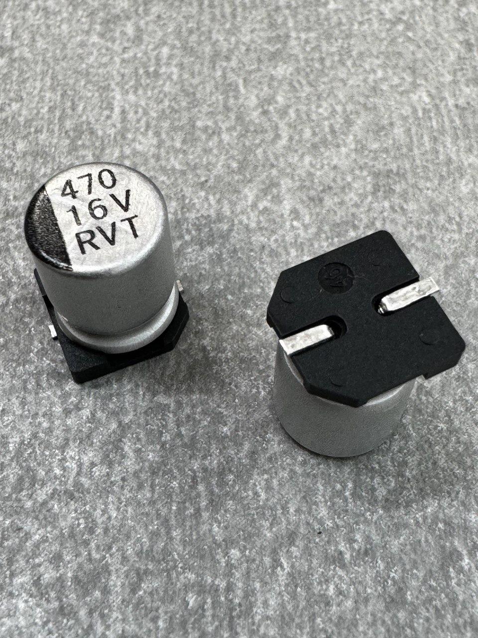 Конденсатор електролітичний 470uf 16V,105C, (8x10)