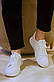 Кеди жіночі білі Т1821, фото 5