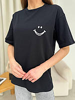 Женская счастливая футболка в 2 цветах Арт.103