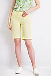 Жіночі шорти бермуди Finn Flare S18-32037-405 жовті 2XL, фото 2