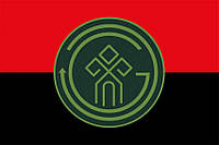 Флаг 16 бригады (16 Бр) НГ Украины красно-черный