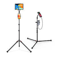 Штатив тренога для планшета и телефона UGREEN 2in1 Tablet and Phone Tripod Stand (черный) LP585