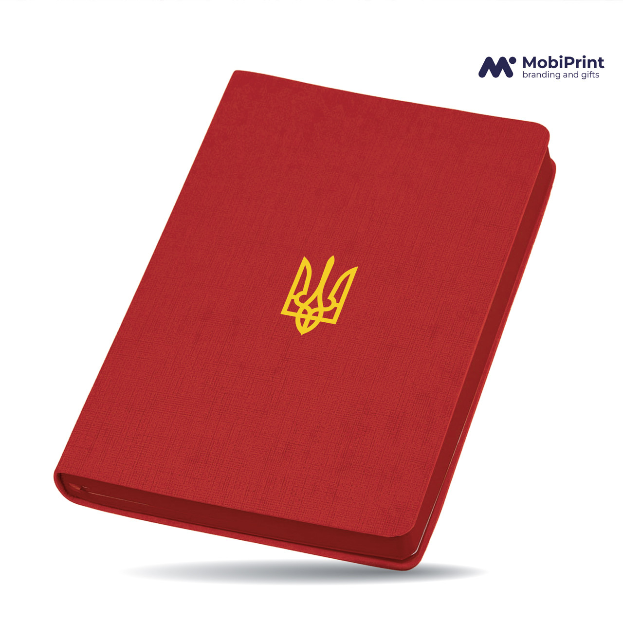 Блокнот, записник А5 Герб України Червоний