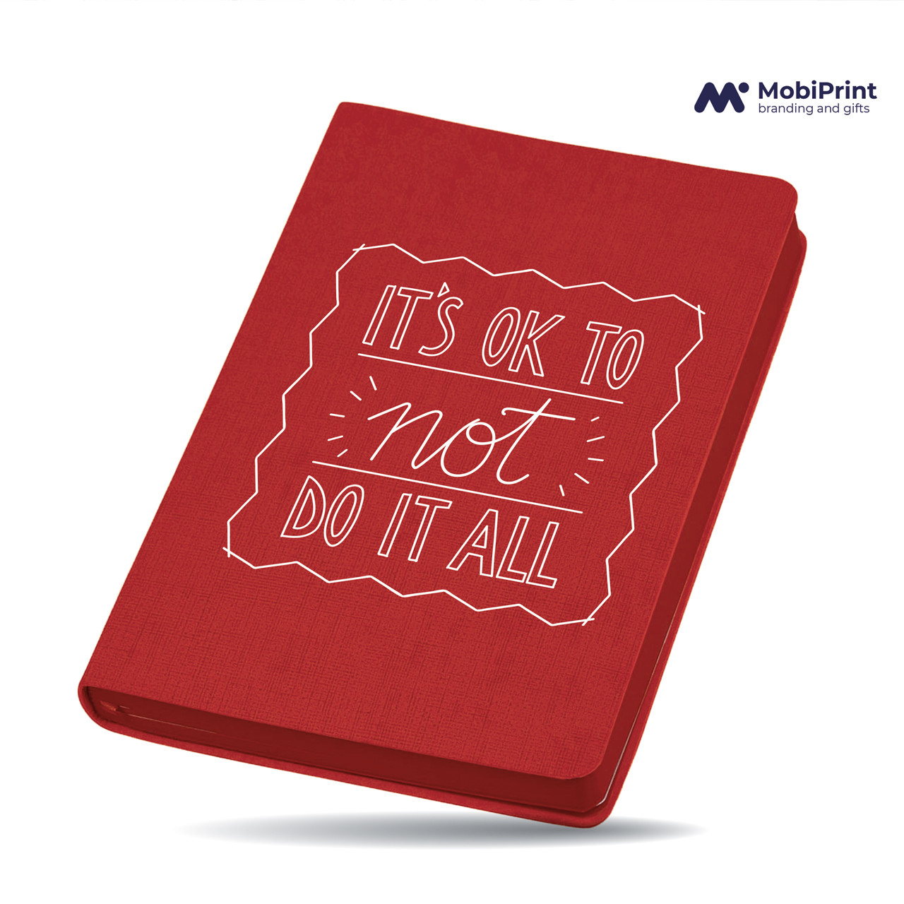 Блокнот, записник А5 Графічний дизайн Червоний