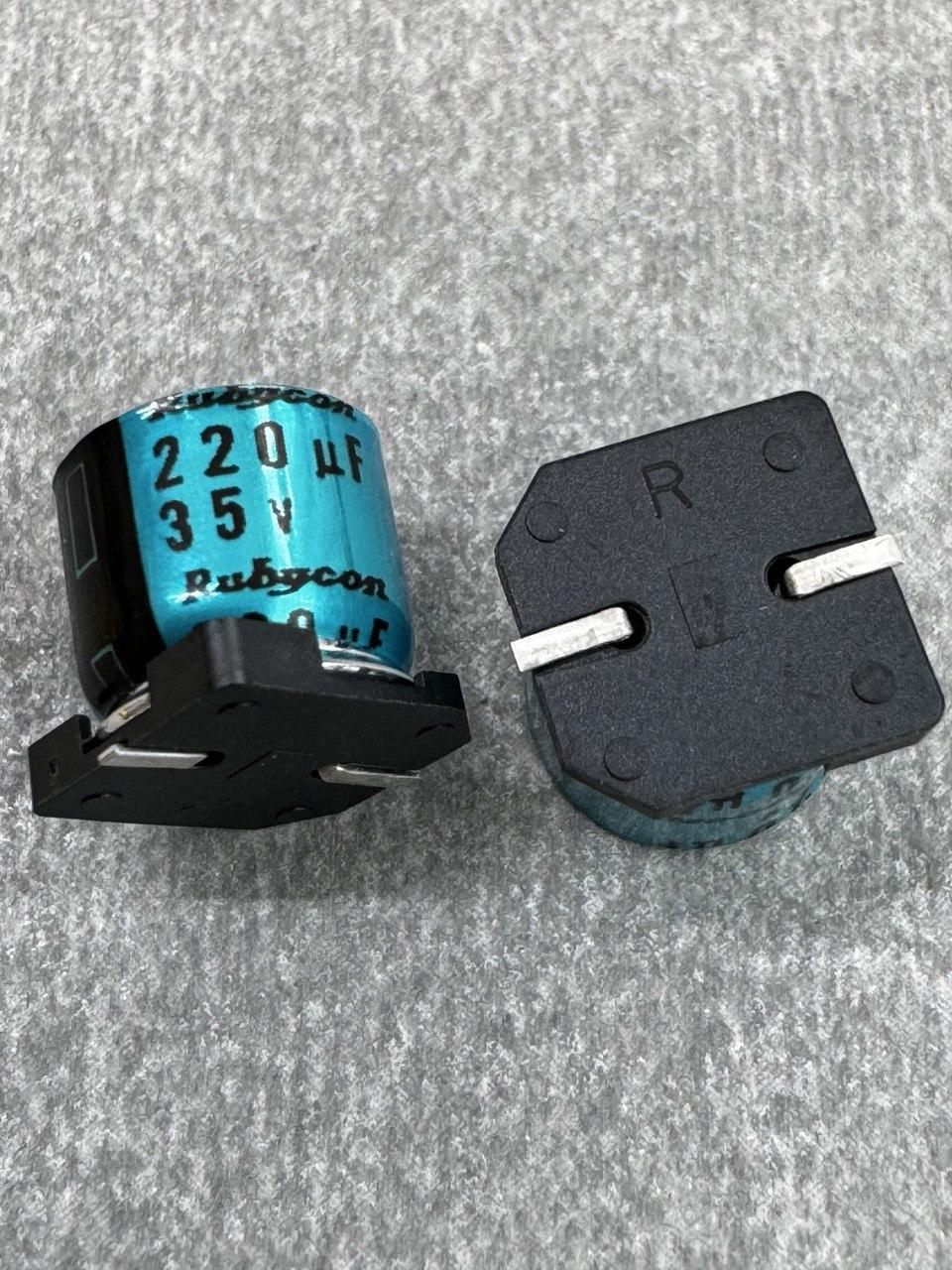 Конденсатор електролітичний 220uf 35V,105C, (10x10)