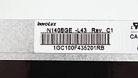 Матрица 14.0" N140BGE-L43 (1366*768, 40pin, LED, SLIM (вертикальные ушки), глянцевая, разъем справа внизу,