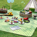 Килимок для пікніка Slide B водонепроникний складаний 200x200 см, підстилка на природу, килимок із ручкою, фото 3