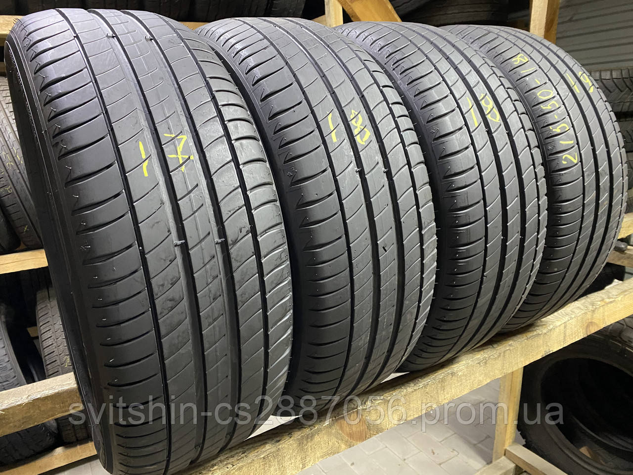 Літні шини 215/50R18 Michelin Primacy3 6мм 4шт
