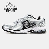 Женские кроссовки New Balance 860 v2 Black Silver, Весенние кроссовки Нью Беленс 860 серебристые