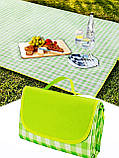 Килимок для пікніка Slide B водонепроникний складаний 200x200 см, підстилка на природу, килимок із ручкою, фото 2