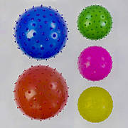 М`яч дитячий масажний С 40281 (1000) 5 кольорів, діаметр 16 см, 35 грам