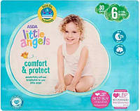 Подгузники Asda Little Angels Comfort & Protect 6 (13-18 кг) 30 шт