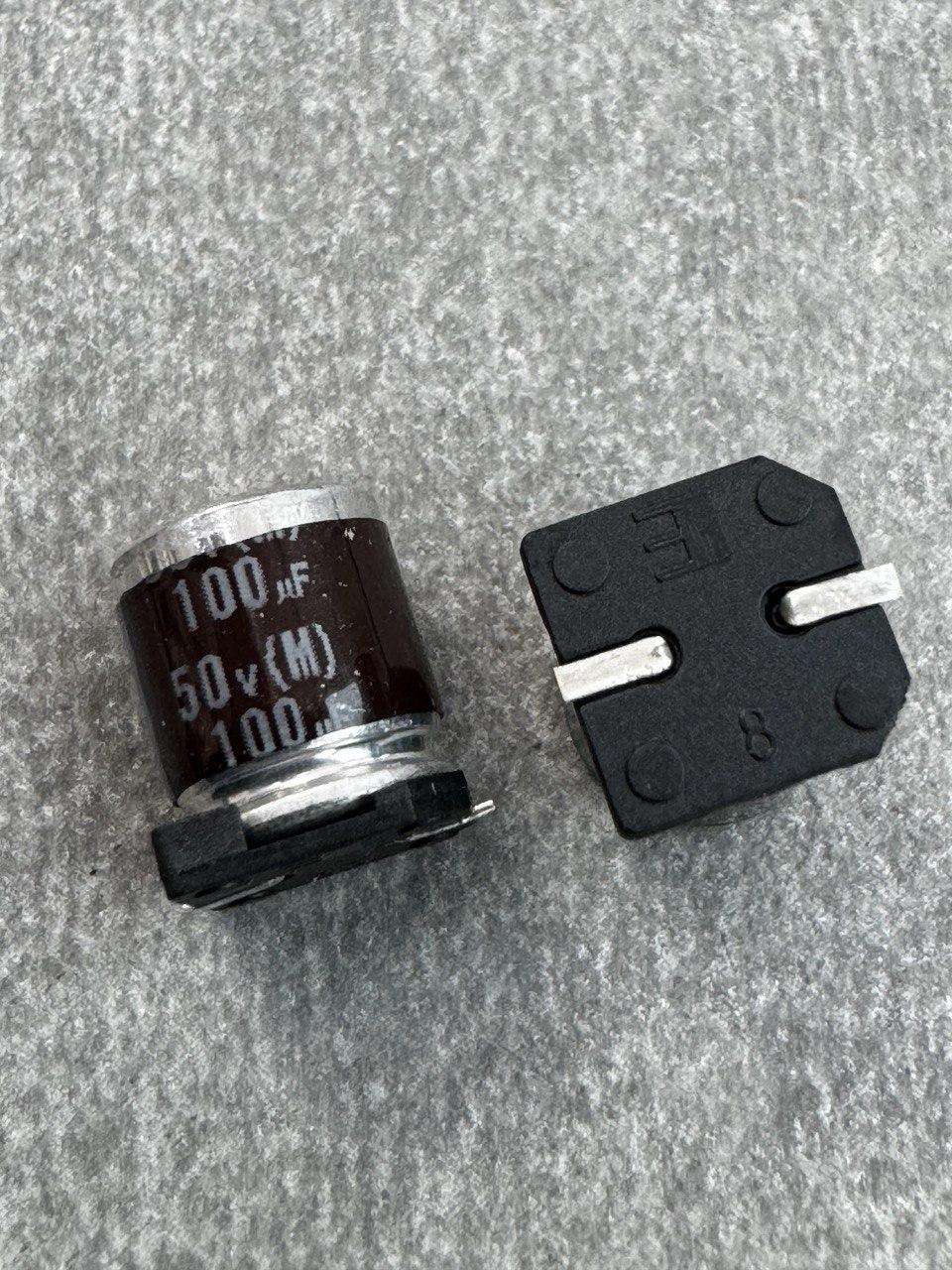 Конденсатор електролітичний 100uf 50V,105C, (8x10)