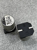 Конденсатор электролитический 100uf 50V,105C, (10x10)