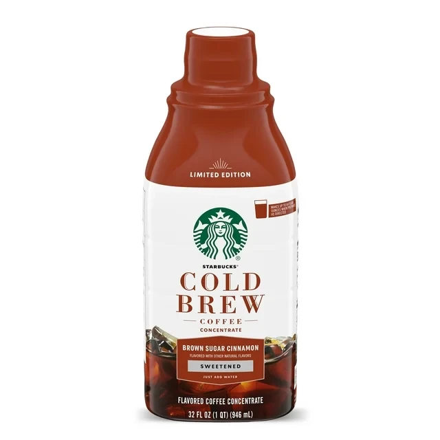 Холодна кава Starbucks Sweetened Brown Sugar Cinnamon, 946 мл