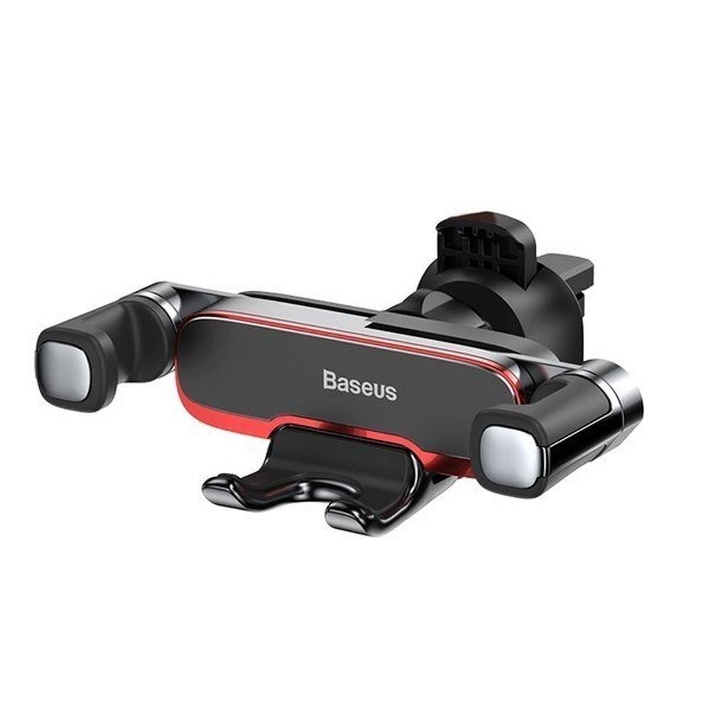 Тримач для телефону в машину Baseus Mr Hui Gravity Car Mount (4,7-6,5"). Black-Red, фото 1