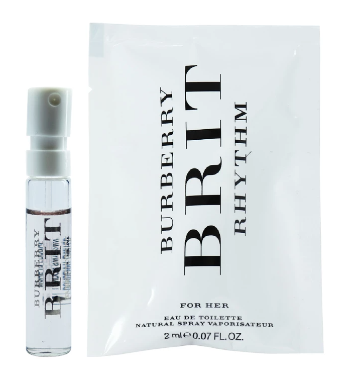Burberry Brit Rhythm For Her Туалетна вода жіноча, 2 мл Пробник, фото 1