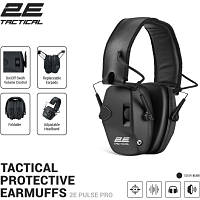 Навушники для стрільби 2E Pulse Pro NRR 22 dB активні Black 2E-TPE026BK DAS