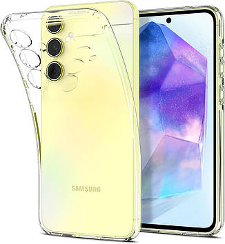 Чохол Spigen для Samsung Galaxy A55 5G - Liquid Crystal, Crystal Clear (ACS07537)