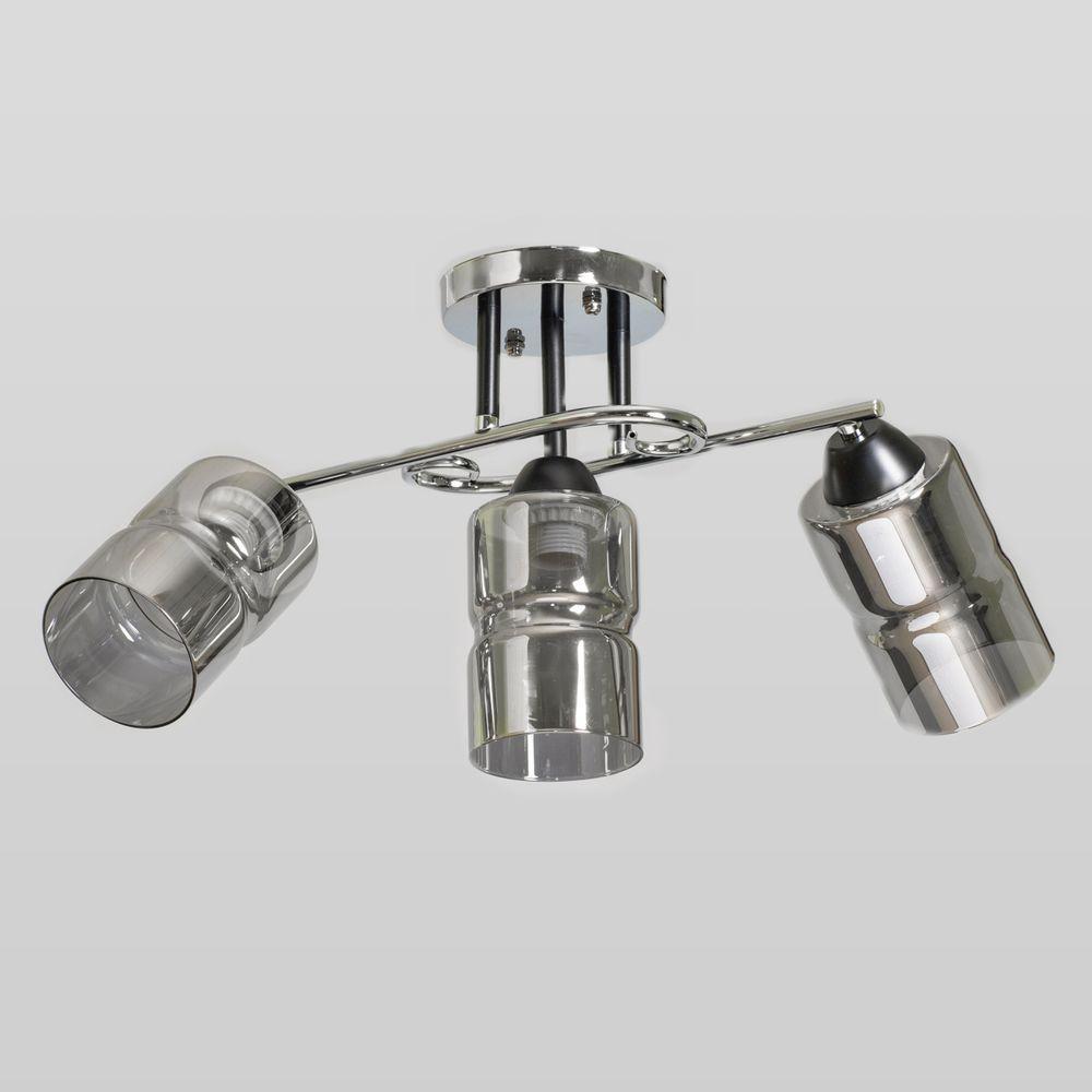 Люстра стельова на три плафони