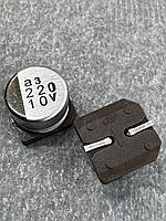 Конденсатор електролітичний 220uf 10V,105C, (8x6)