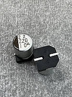 Конденсатор електролітичний 220uf 10V,105C, (6x7)