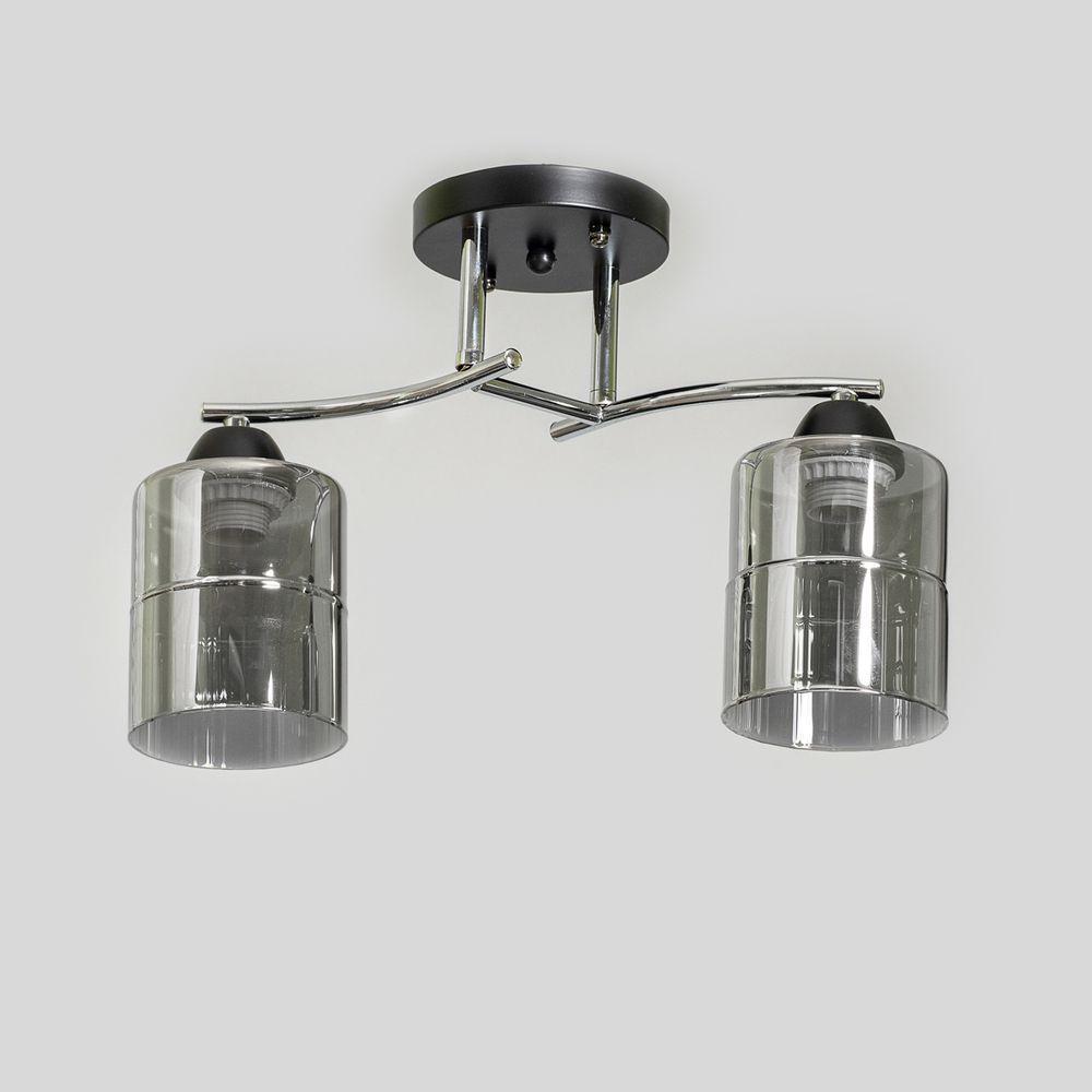 Люстра стельова на два плафони