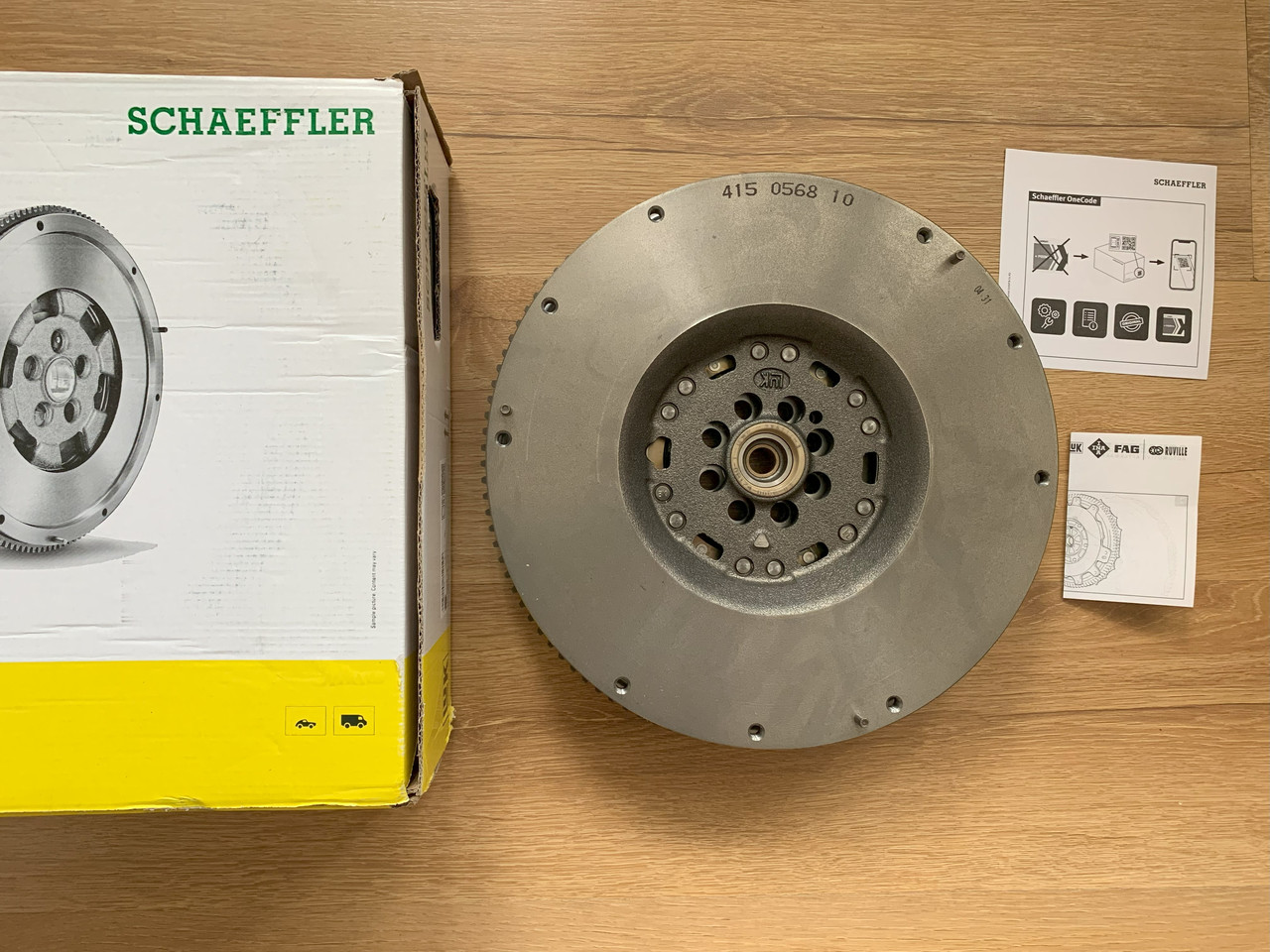 Двухмассовый маховик, демпфер LUK 415056810 NISSAN NAVARA 2,5 DCI 10-, фото 1