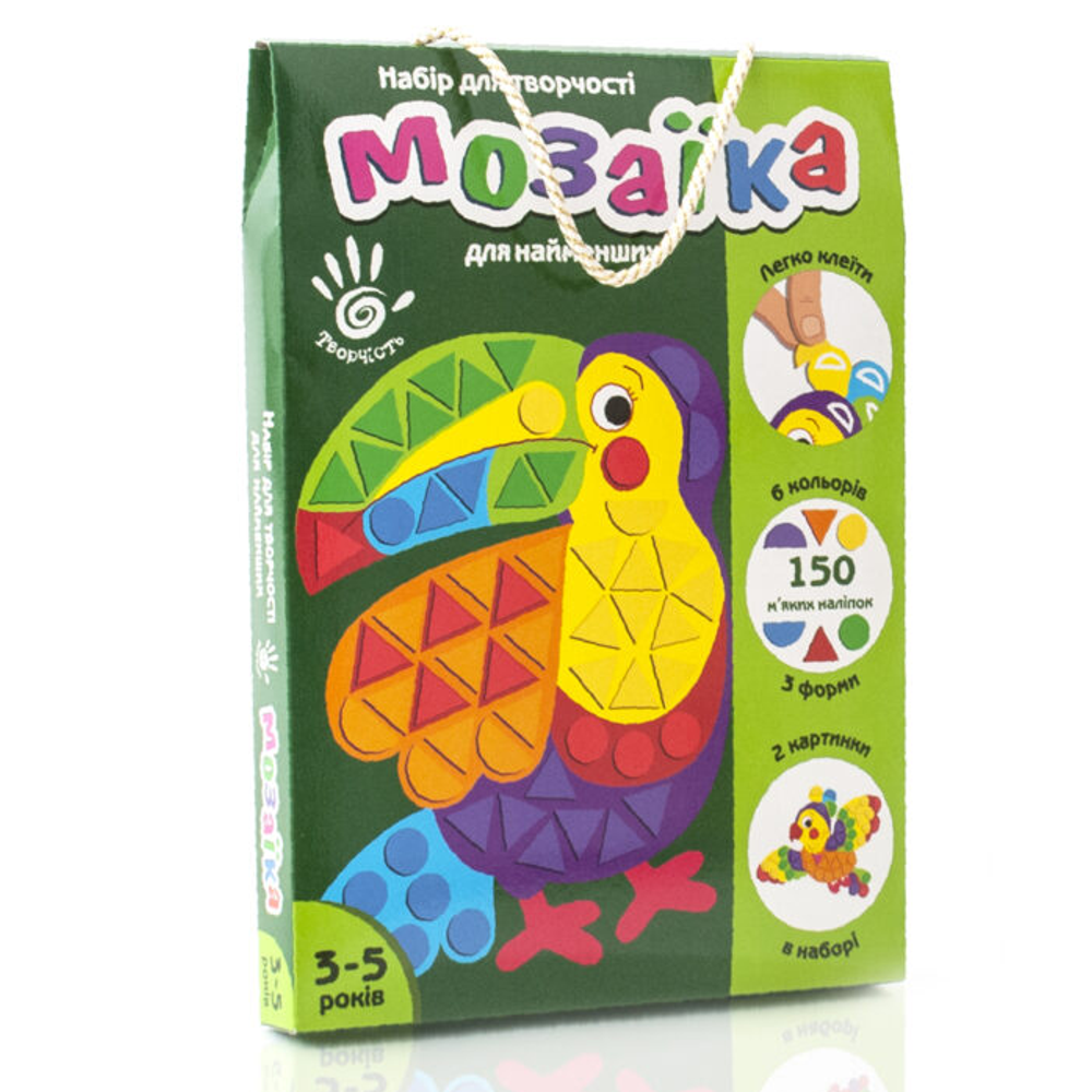Набір для творчості «М’яка мозаїка. Тукан» Vladi Toys (4820234760572)
