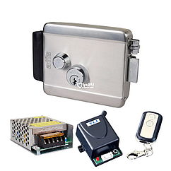 Комплект контролю доступу з електромеханічним замком ATIS Lock SS, радіоконтролером Yli Electronic WBK-400-1-12 + BGM-123Pro 12 В