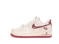 Кроссовки Nike Air Force 1 Low White белые с зеленым