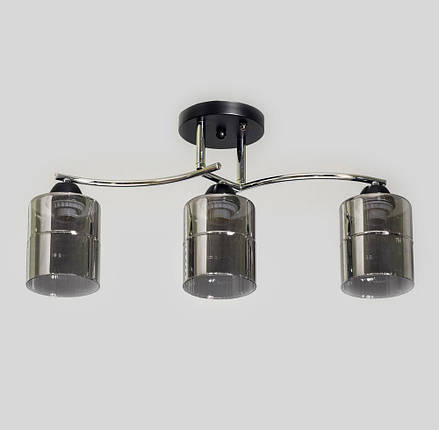 Люстра стельова на три плафони, фото 1