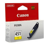 Чернильница Canon CLI-451Y (Yellow) PIXMA MG5440/MG6340 (6526B001)