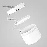 Баночка біла косметична, 15мл, фото 2