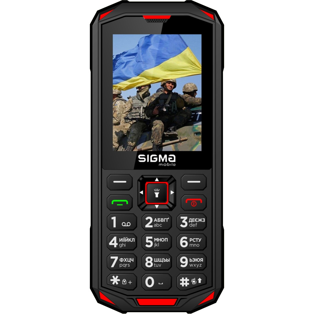 Мобільний телефон Sigma mobile X-treme PA68 DS Black-Red