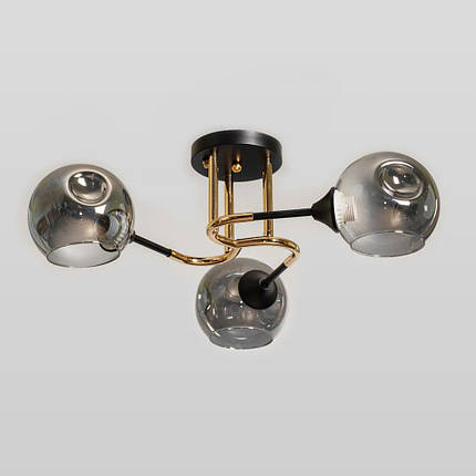 Люстра стельова на три плафони, фото 1